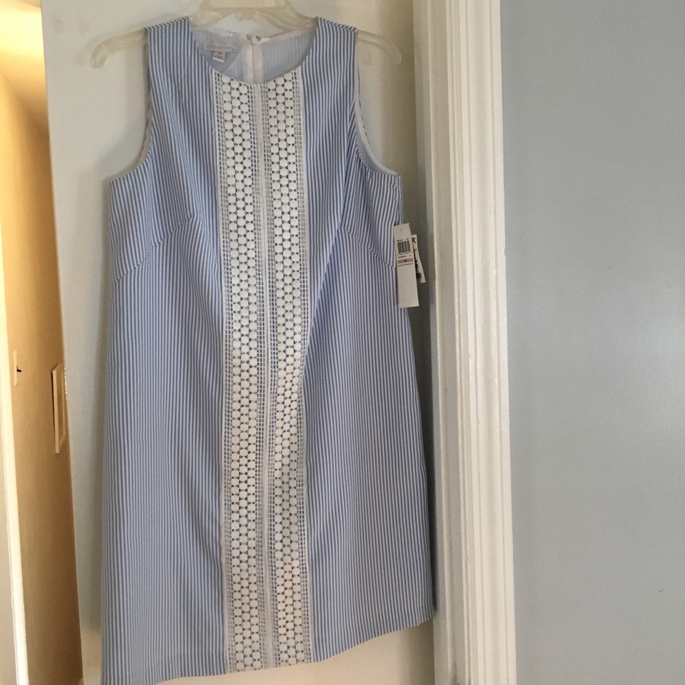 NWT Blue and White Seersucker Dress 👗